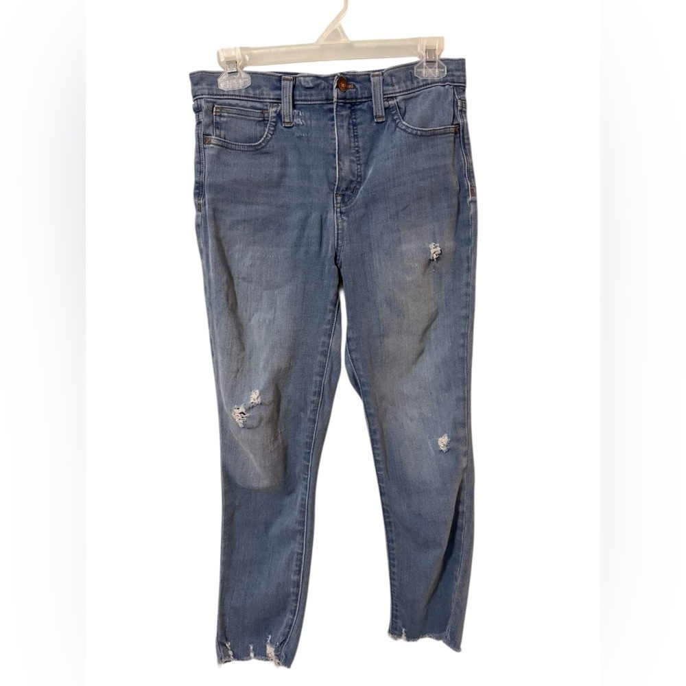 🔥 Madewell 10" High-Rise Roadtripper Jeggings in Jancey Wash Size 27